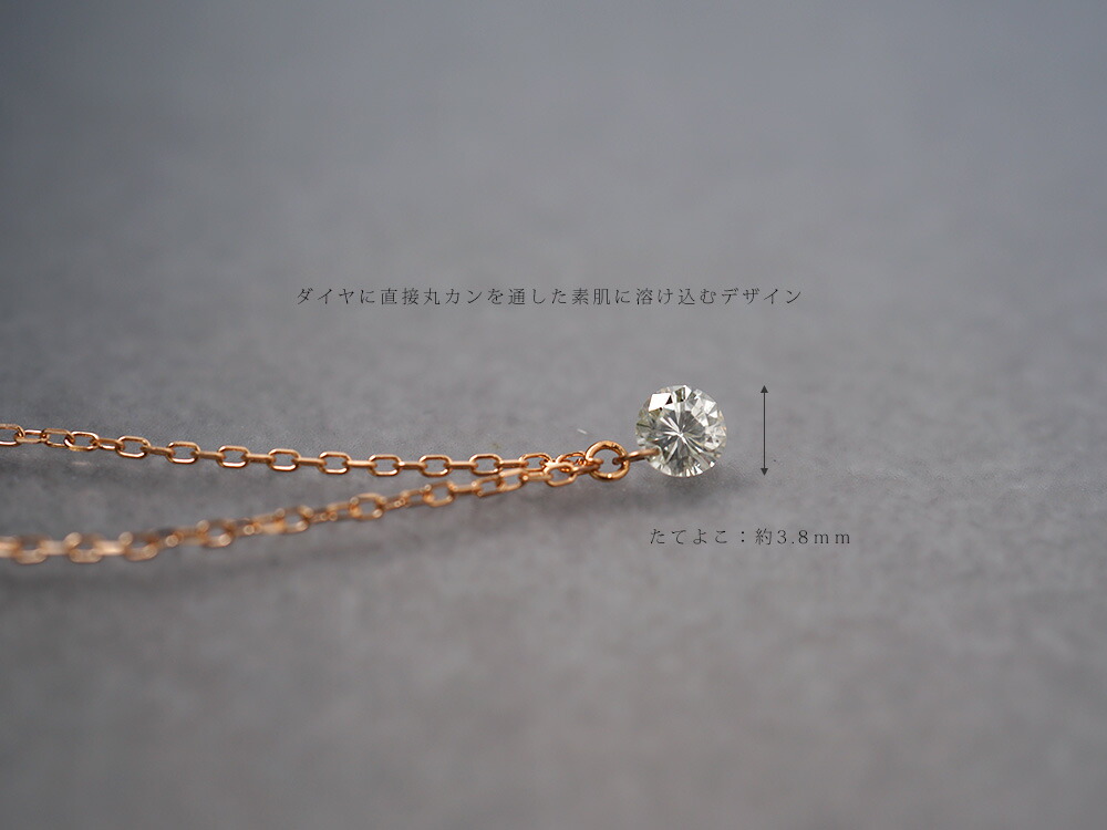 K18 ダイヤモンド ネックレス 0.2ct アンドレス rph63151521の画像