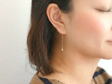 K18 メテオ ダイヤモンド ピアス rph46969323の画像
