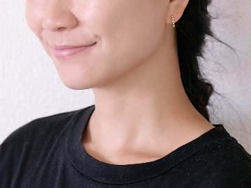 K18 ミロワールブール フープピアス rph46770023の画像