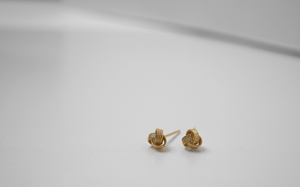 K18 ブレイド ピアス rph41052923の画像