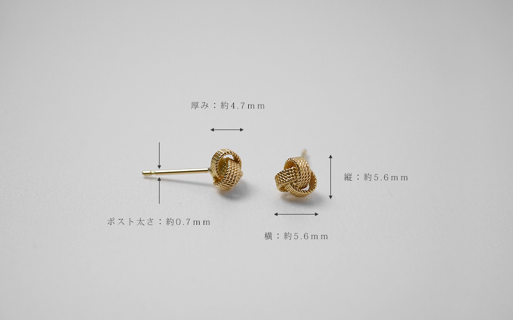 K18 ブレイド ピアス rph41052923の画像