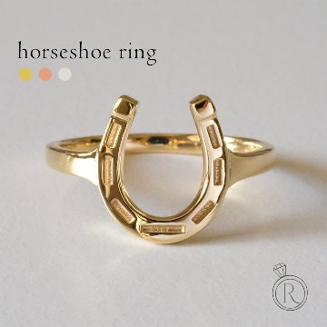K18 ホースシュー リング rph28385022の画像