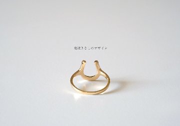 K18 ホースシュー リング rpaub11722の画像