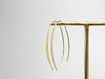 K18 サティーナ ピアス rpaub1623の画像