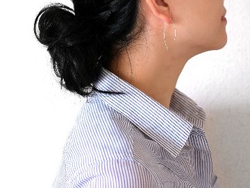 K18 スパチュラ ピアス rpa2128423の画像