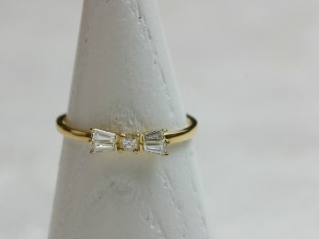 K18 ファンシーカット ダイヤモンド リボン リング rph28356422の画像