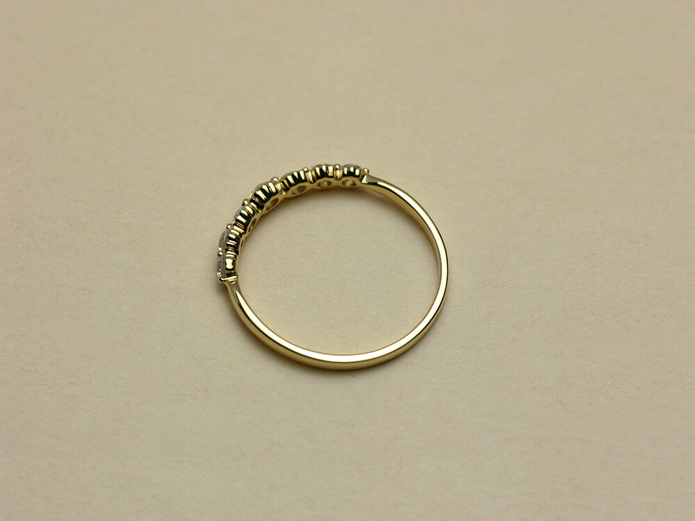 K18 セブン ダイヤモンド リング 0.3ct rpg012031888722の画像