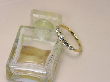 K18 セブン ダイヤモンド リング 0.3ct rpg012031888722の画像