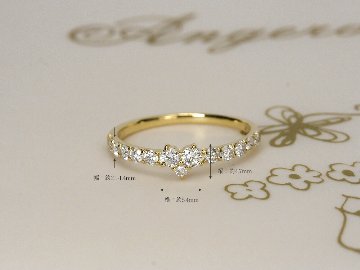 K18 ハート ダイヤモンド リング 0.5ct rpg012031874622の画像