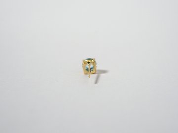 K18 ブルートパーズ ローズカット ピアス rpacp1789b23の画像