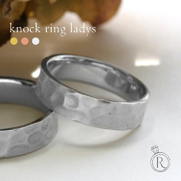 K18 ノック リング レディース （ペア対応） rpa30516w22の画像
