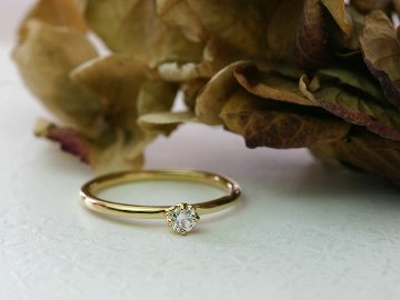 K18 クラウン ダイヤモンド リング 0.1ct rpa1939722の画像