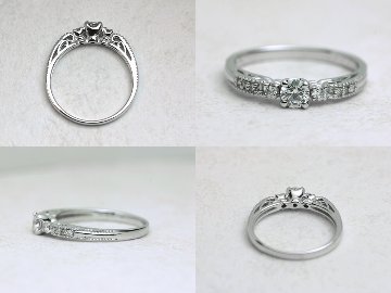 K18 アンティーク ダイヤモンド リング rpa1905422の画像