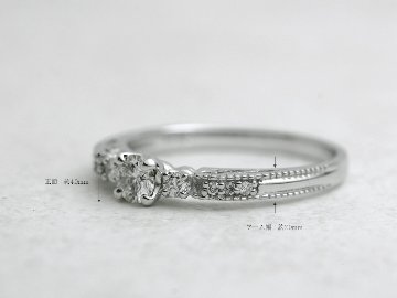 K18 アンティーク ダイヤモンド リング rpa1905422の画像