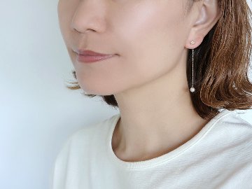 K18 パール チェーン キャッチ rpaub5623の画像