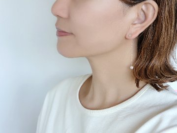 K18 パール チェーン キャッチ rpaub5623の画像