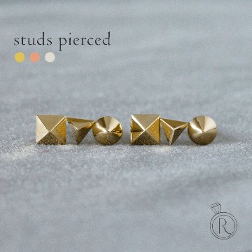 K18 スタッズ ピアス rph46737823の画像