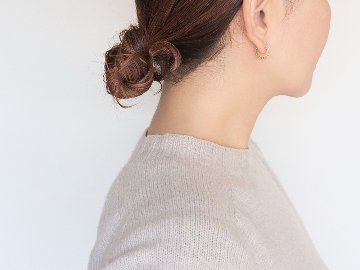 【片耳販売】 K18 プルマ フープピアス 13mm rph43232723の画像