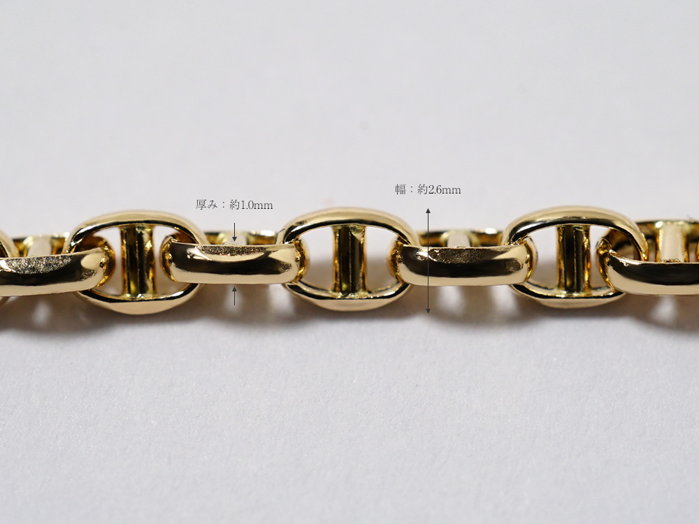 K18 スカル チェーンピアス 2.6mm rpu100123の画像