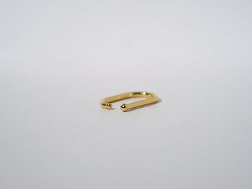 【片耳販売】 K18 ビッグ ユー イヤーカフ rpa2270423の画像