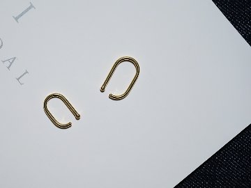 【片耳販売】 K18 スモール ユー イヤーカフ rpa2270223の画像