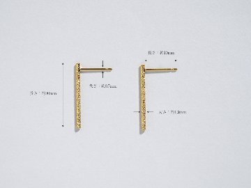 K18 アウレア ピアス rph43720923の画像