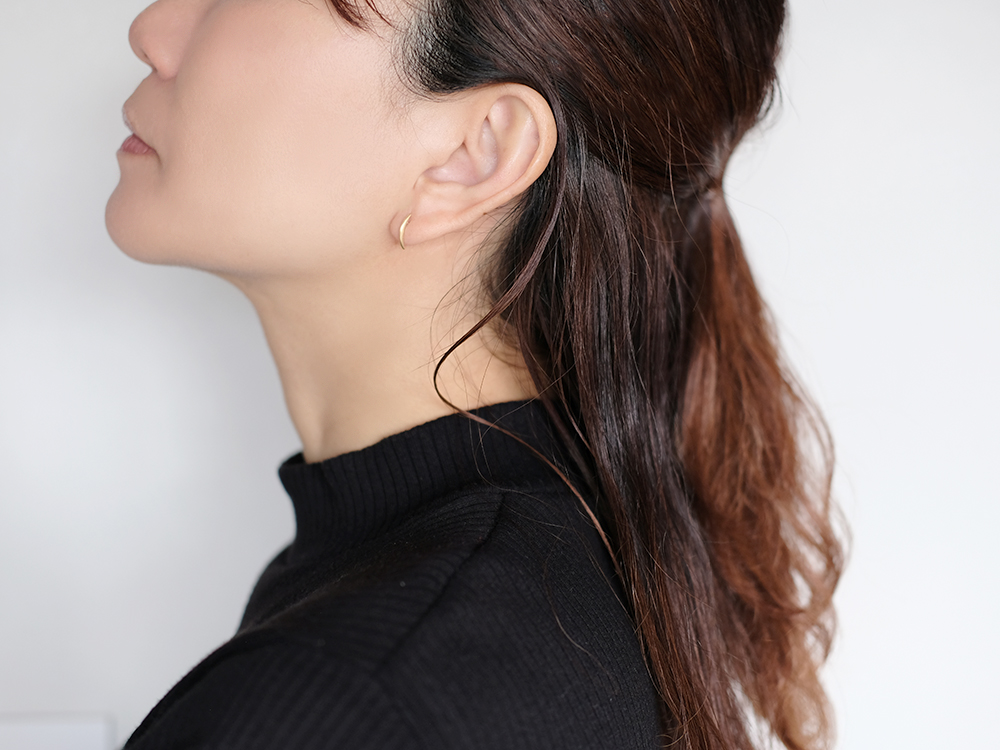 K18 クロー ピアス rpaub12923の画像