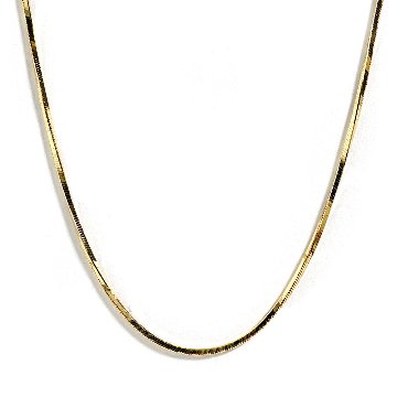 K18 スネークチェーン ネックレス K18 スネーク ネックレスチェーン 0.7mm