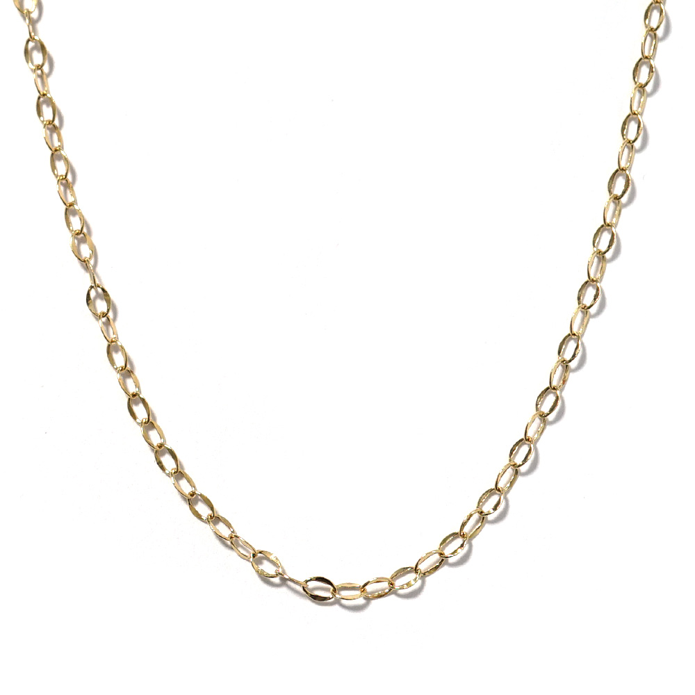 K18 シープレス ネックレスチェーン 2.2mm