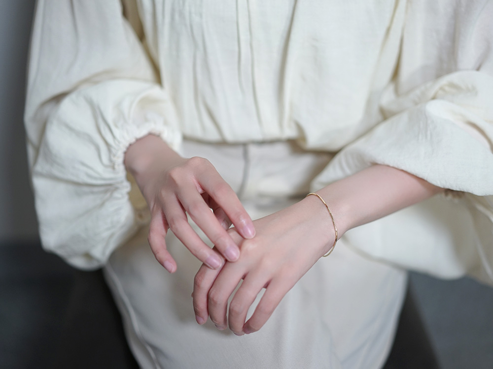 K18 スネーク チェーン ブレスレット