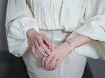 K18 スネーク チェーン ブレスレット