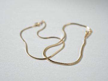 K18 スネーク チェーン ブレスレット