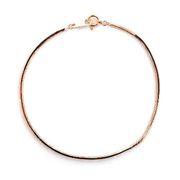 K18 スネーク チェーン ブレスレット