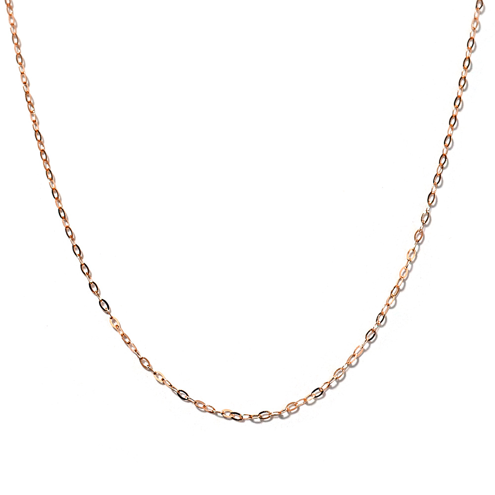 チ*ボ様 k18刻印あり金製 ツイストチェーン ネックレス K18 スライドピン プレス カットアズキ ネックレスチェーン 1.1mm