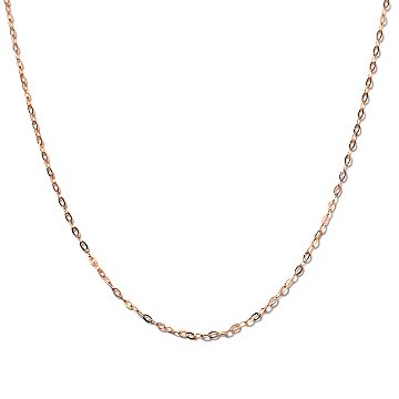 K18ネックレス スライドチェーン付き 18金 ゴールド ネックレス チェーン メンズ マール 50cm 2.55mm