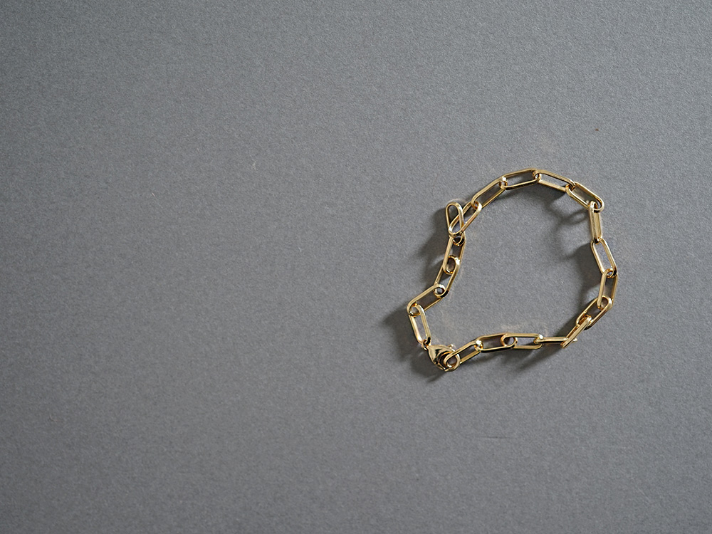 しんK18 クリップチェーン ブレスレット K18 クリップ チェーン ブレスレット 5.4mm