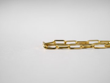K18 クリップ チェーン ブレスレット 5.4mm