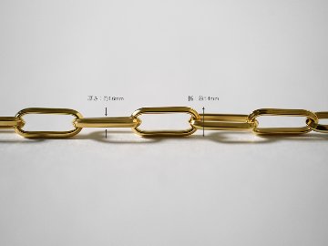 K18 クリップ チェーン ブレスレット 5.4mm