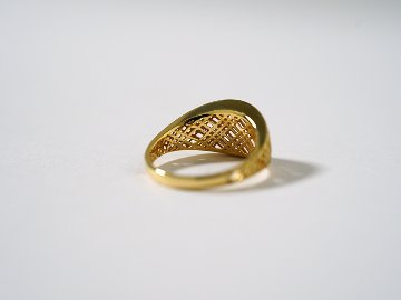 K18 シャドーチェック リング rpj1074t22の画像