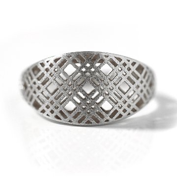 K18 シャドーチェック リング rpj1074t22の画像