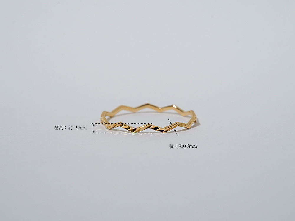 K18 ヤマジ リング rpj0002b22の画像