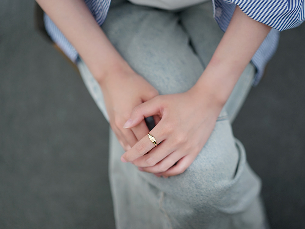 K18 ナロー ゲッコー リング rpa3465322の画像