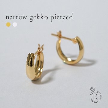 K18 ナロー ゲッコー ピアス rpakr200223の画像