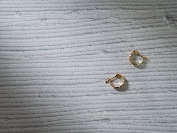 K18 ナロー ゲッコー ピアス rpakr200223の画像