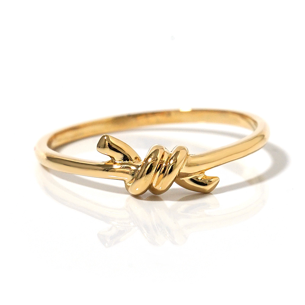 K18 フィッシャーマンズ ノット リング