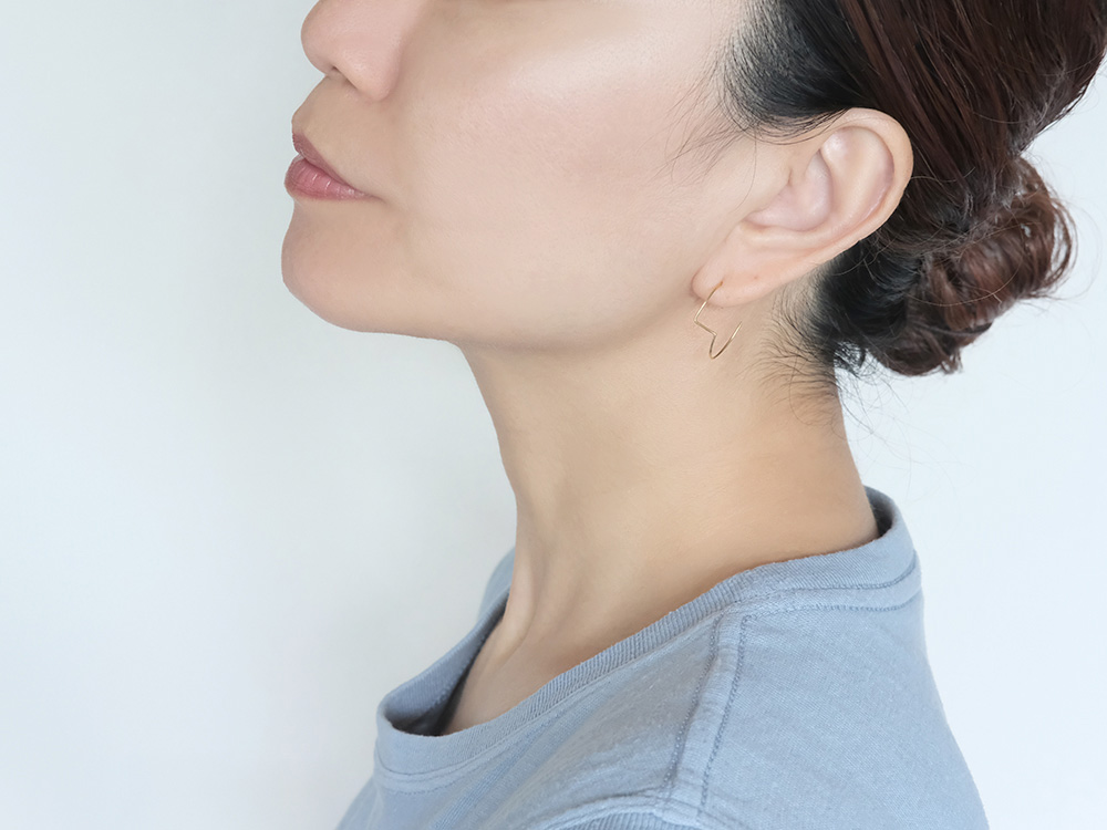 K18 アルテルノ フープピアス rpj1878a23の画像