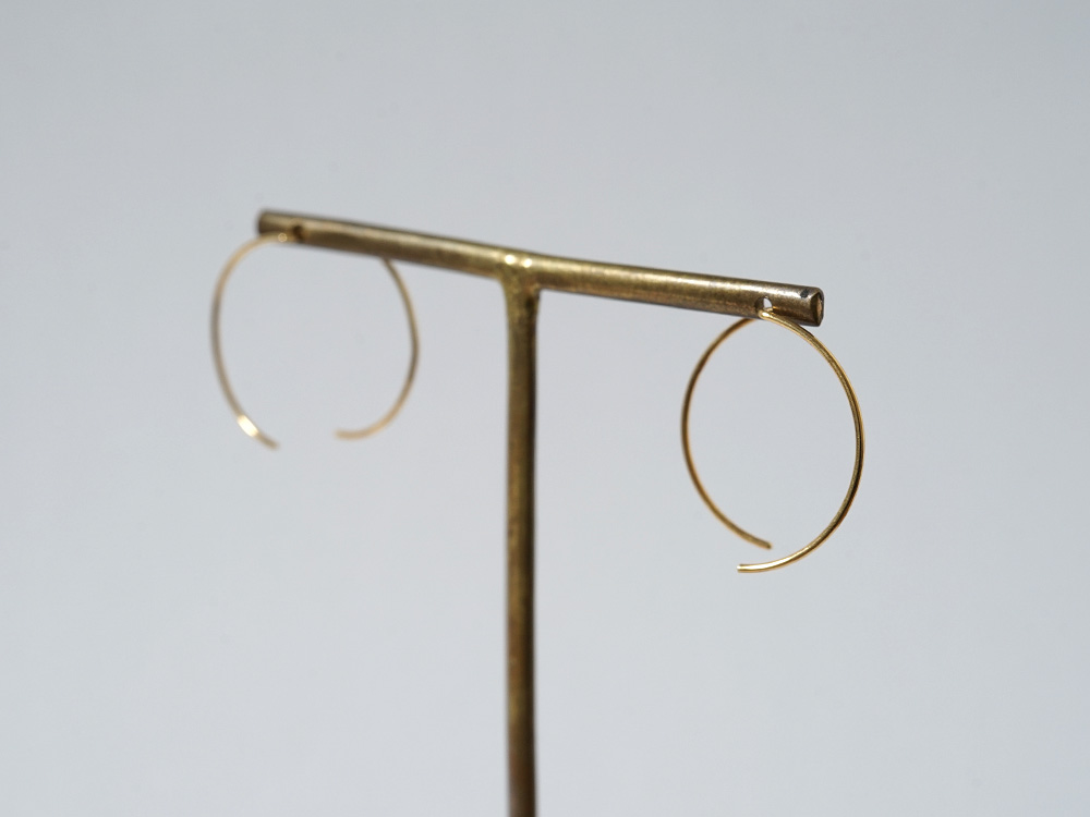 K18 アルテルノ フープピアス rpj1878a23の画像