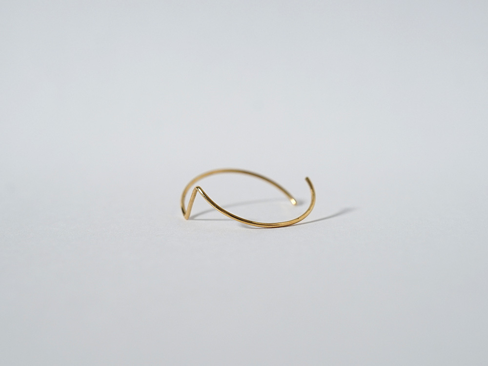 K18 アルテルノ フープピアス rpj1878a23の画像