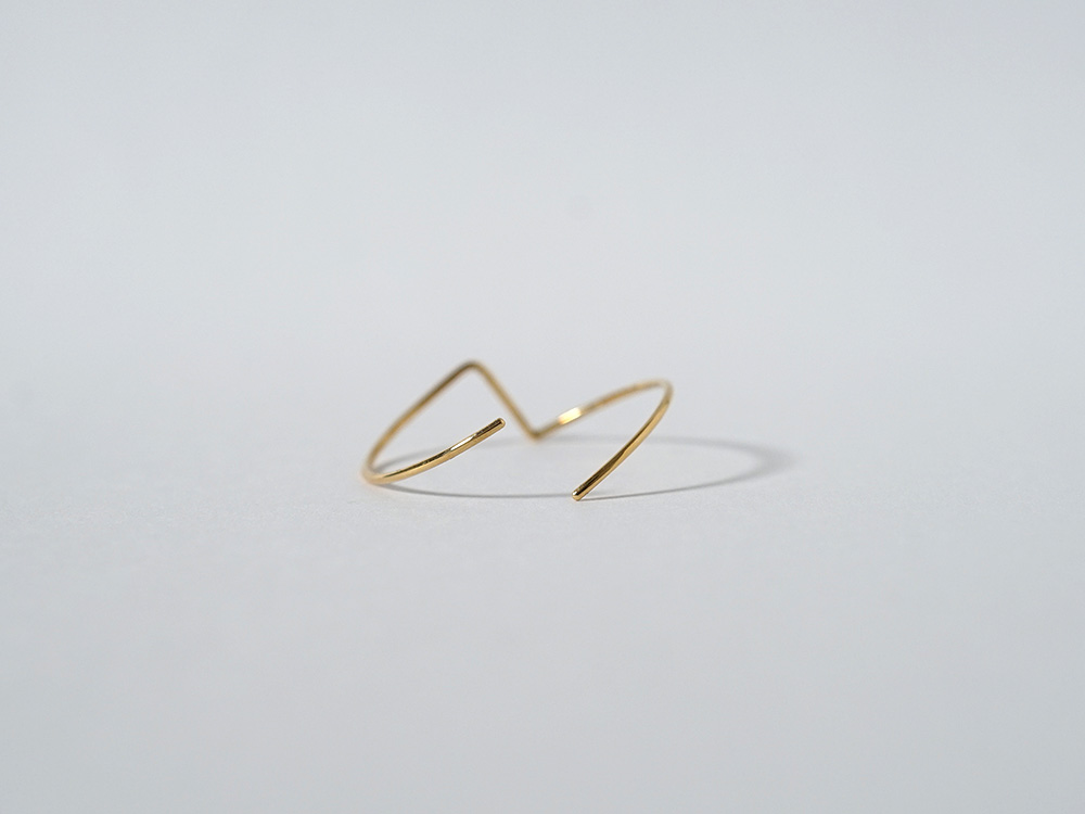 K18 アルテルノ フープピアス rpj1878a23の画像