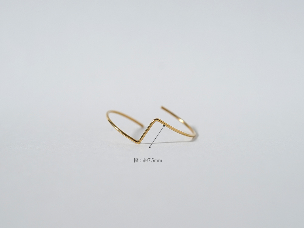 K18 アルテルノ フープピアス rpj1878a23の画像